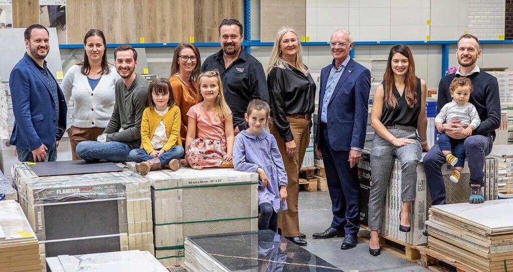 De tegelfamilie van Tegeloutlet