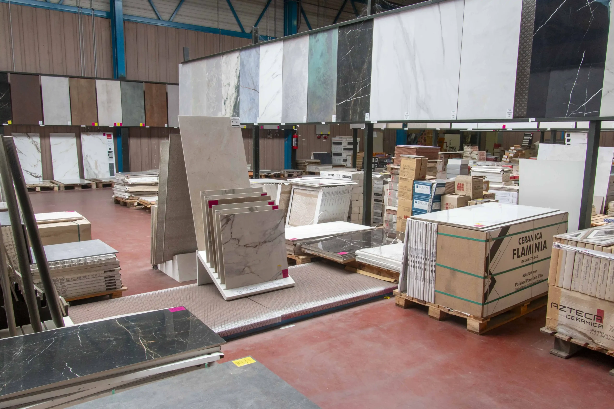 Tegelrekken in Tegeloutlet Antwerpen
