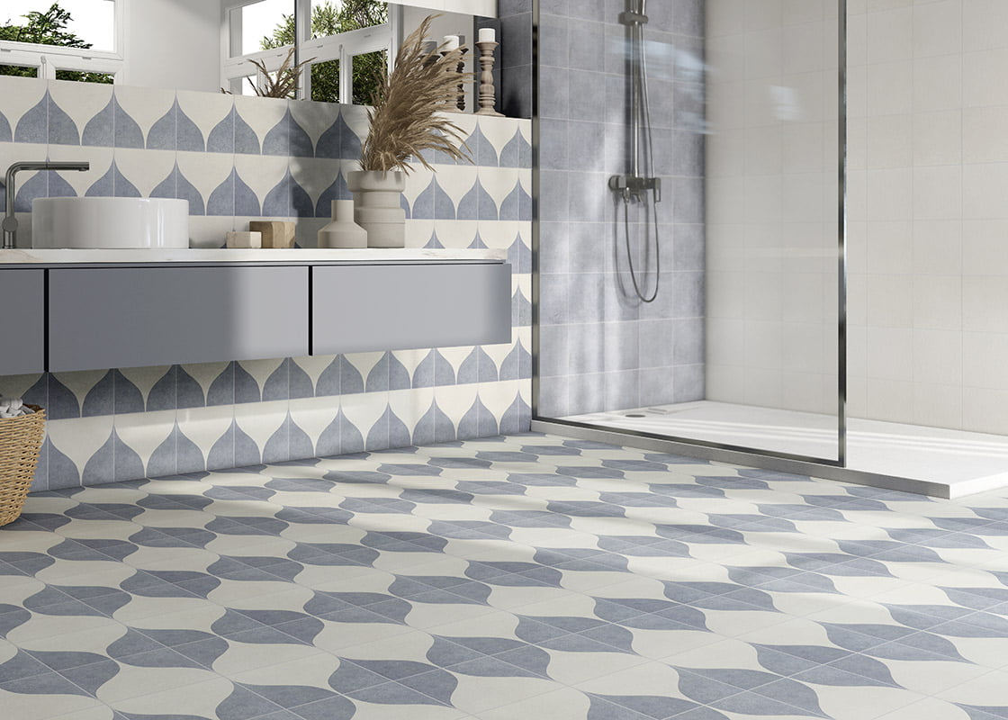 Blue Water Decor Two 20×20