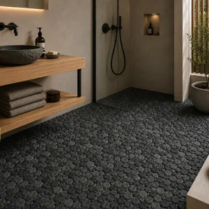 Pebbles Black 30x30