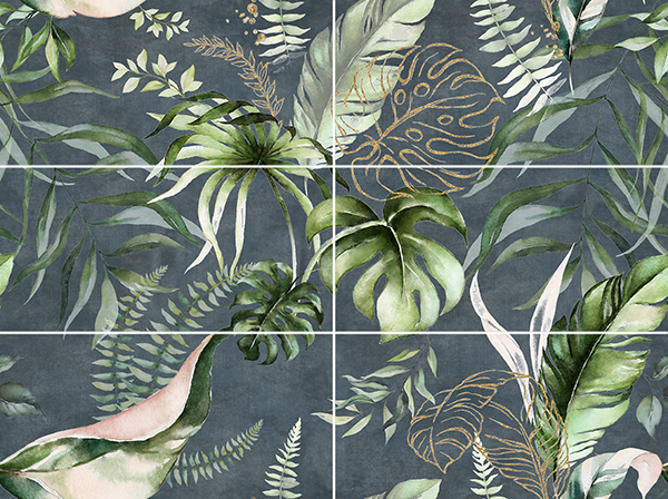 Jungle Dark (set 6st) 30x60 - Afbeelding 2