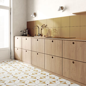 Belle Époque Klimt tegels in interieur