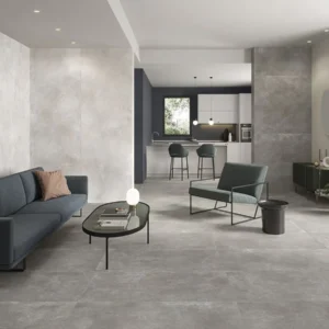 Saime Icon Grey, carreau effet béton, vue de face