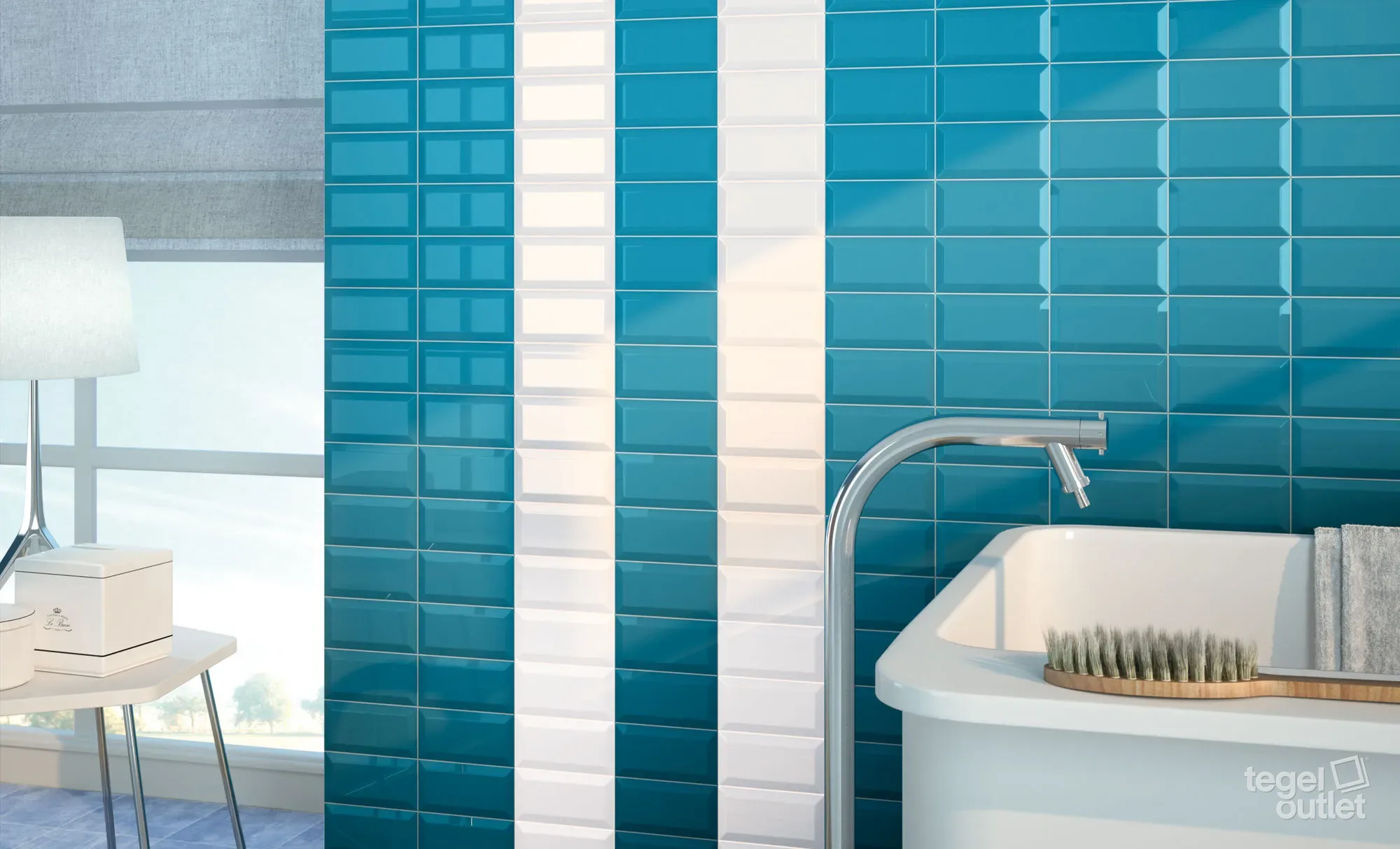 Metro Blauw 7.5x15