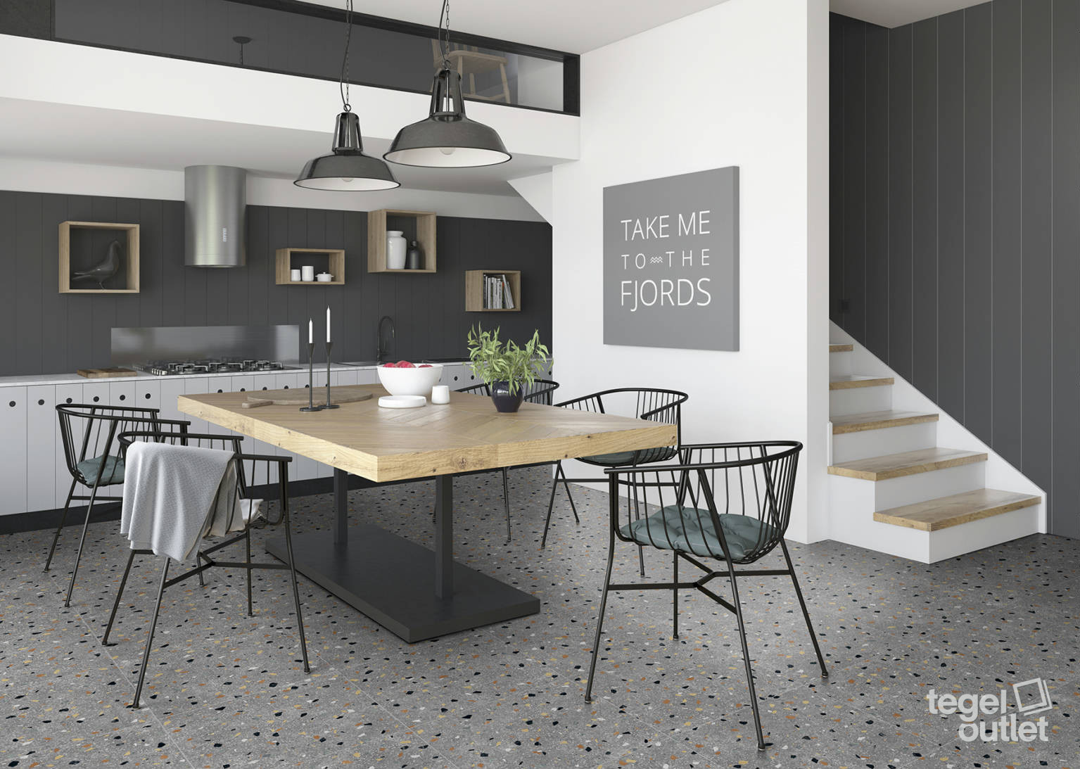 Galaxy Gris 60x60