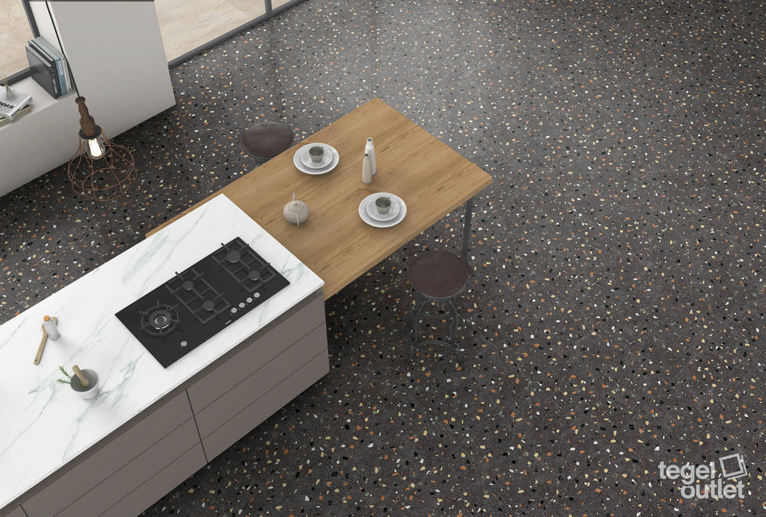 Galaxy Negro 60x60