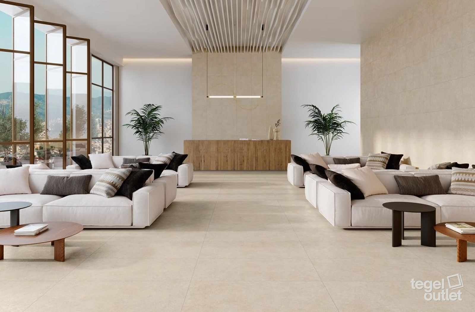 Lomma Beige 100x100