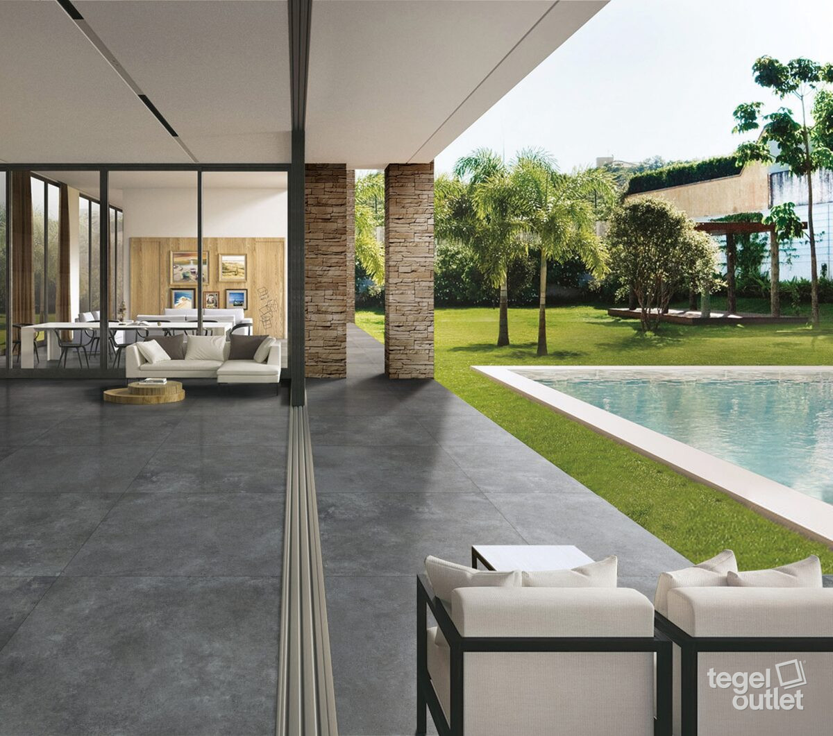 Viktor Dark Grey 60x60