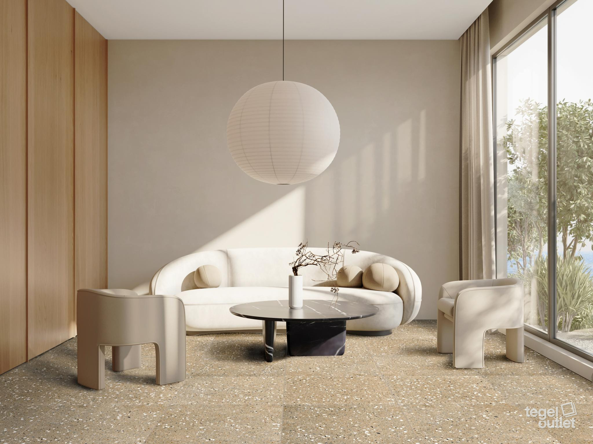 RE-BEL Taupe 60x60 – Image 3