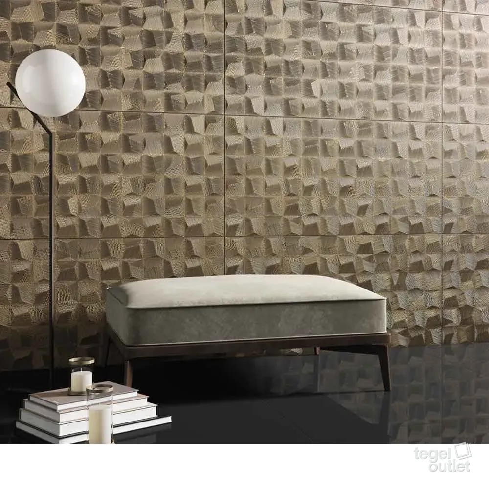 Cube Gold 3D 45x90