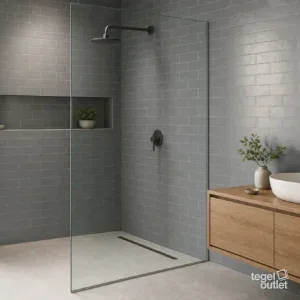 Architect Lead Grey 10x20 in een interieur