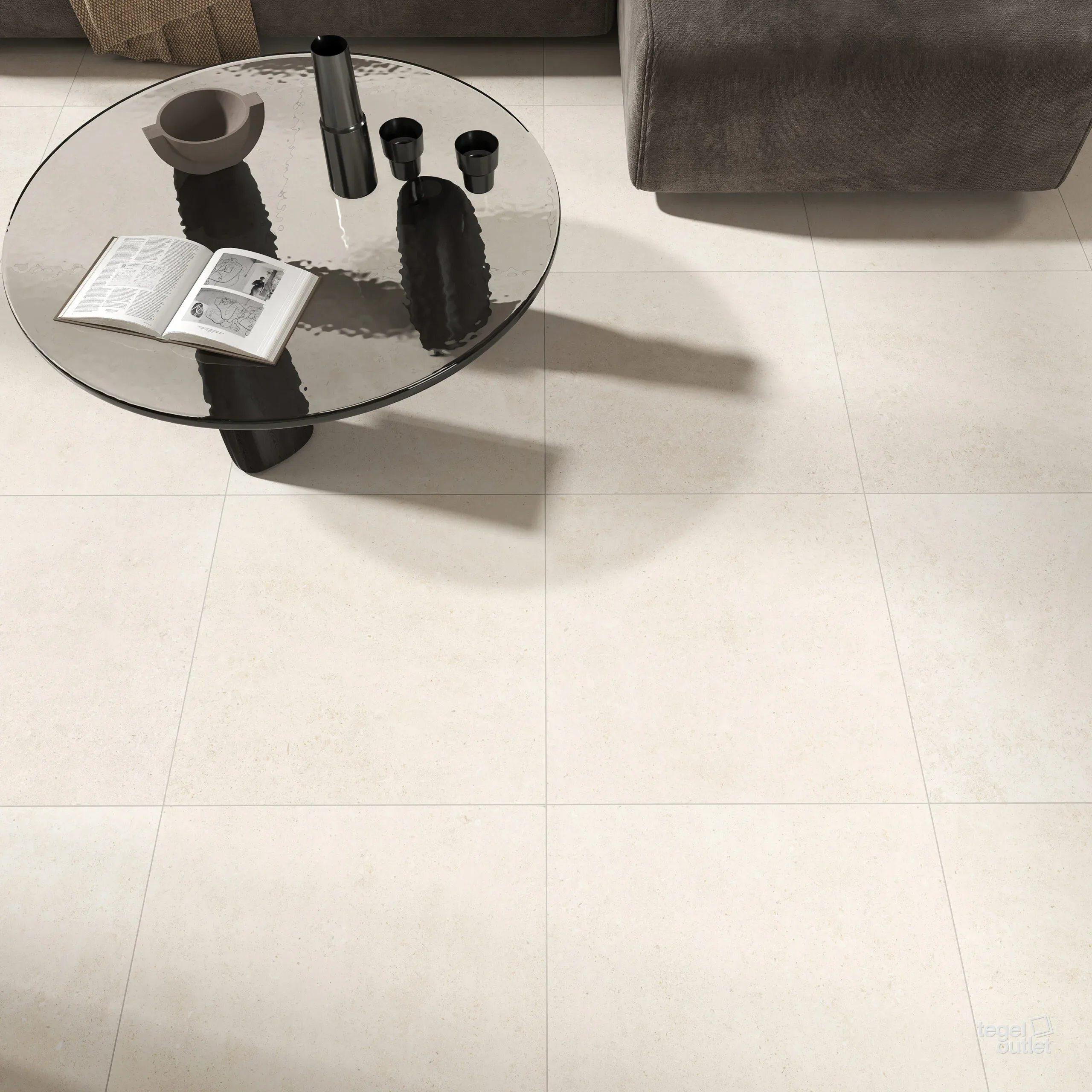 Arena Bianco 60x60 in een interieur