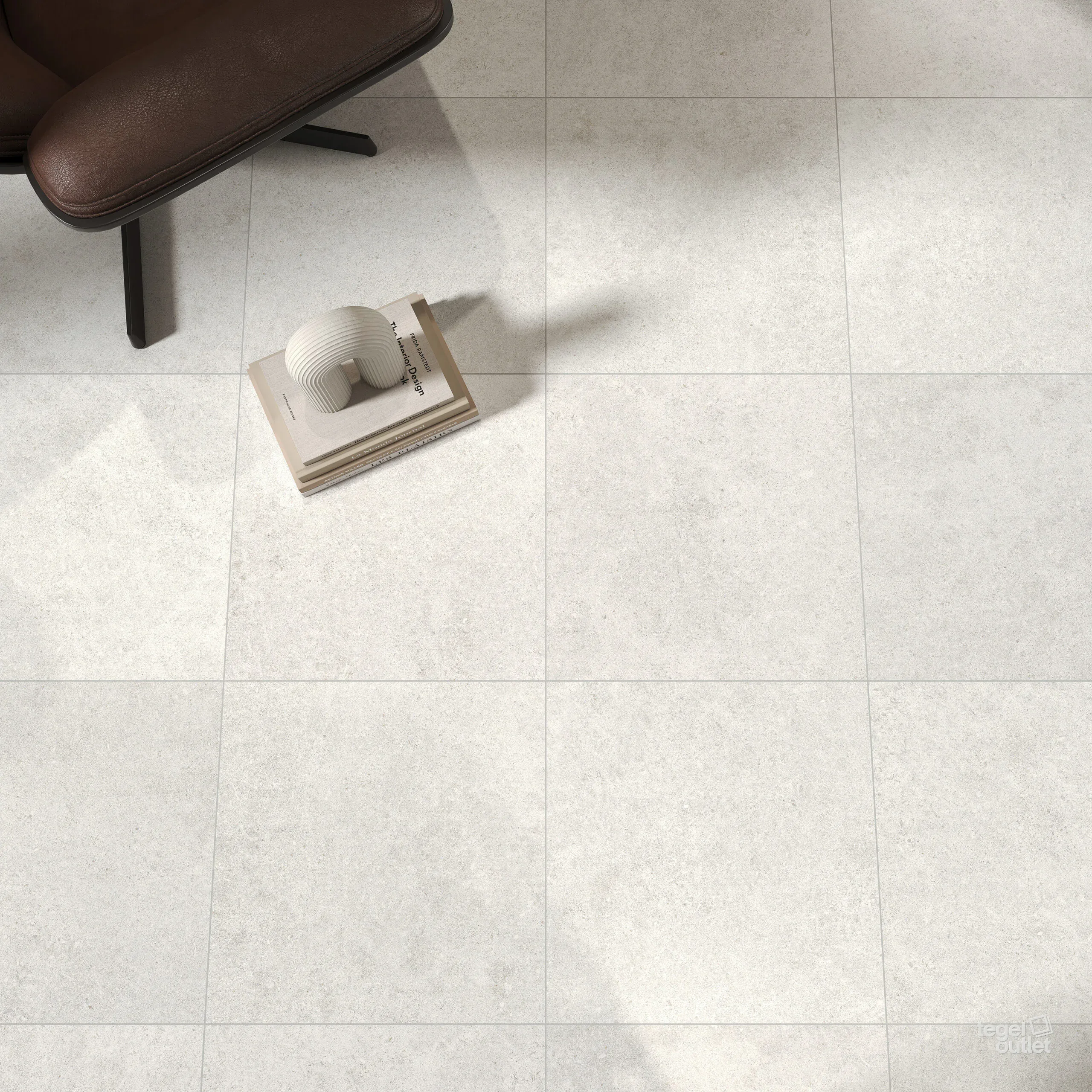 Arena Grigio 60x60 in een interieur
