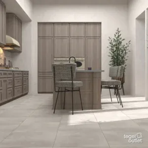 Aura Marrone 45x45 in een interieur