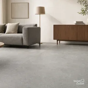 Bark Ivory 60x120 in een interieur