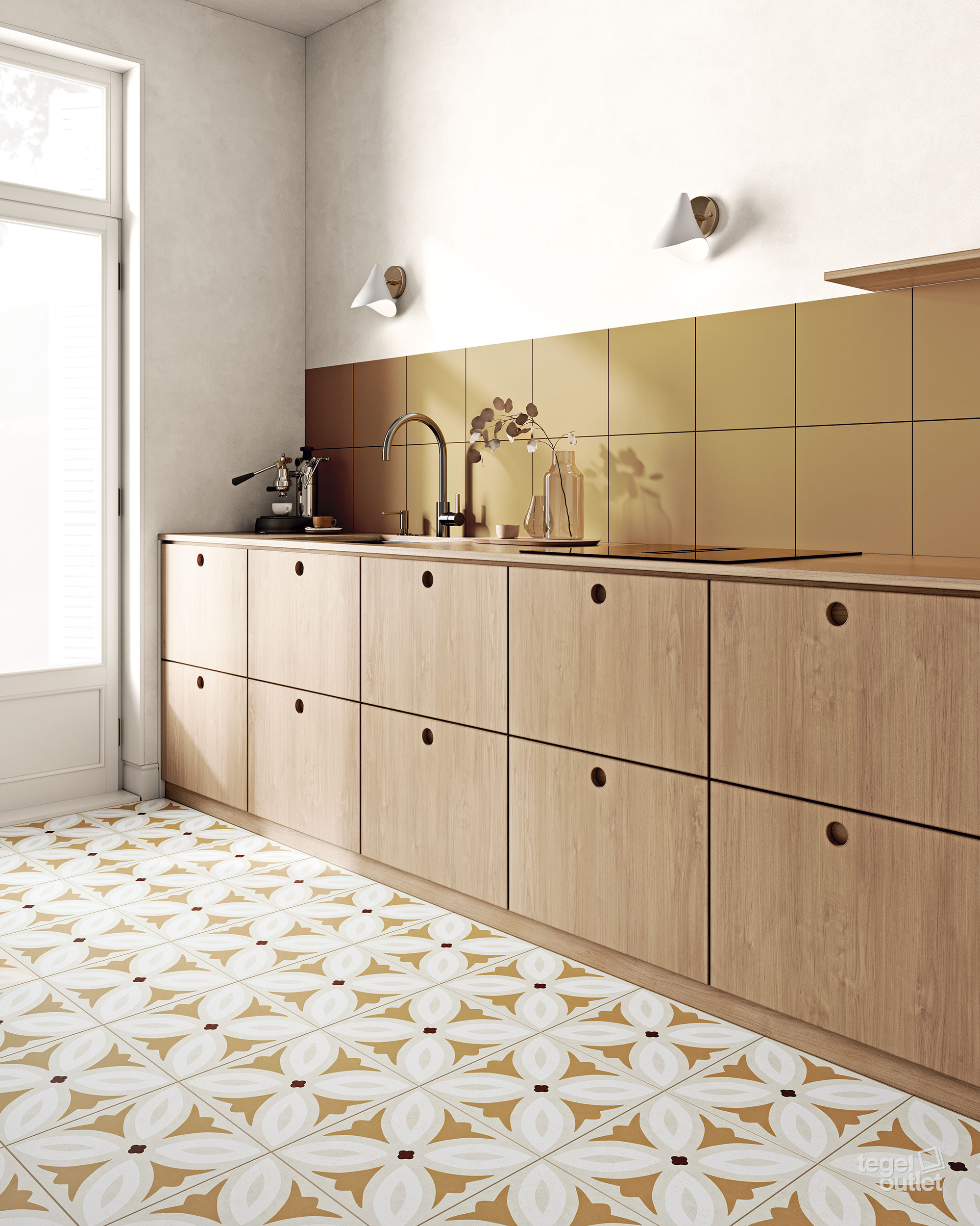 Carreaux Belle Époque Klimt dans un intérieur