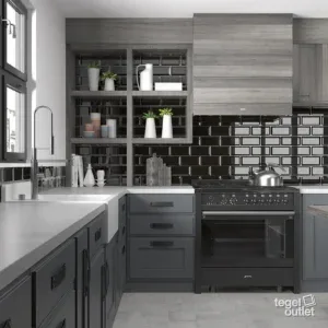 Bissel Negro 10x20 in een interieur