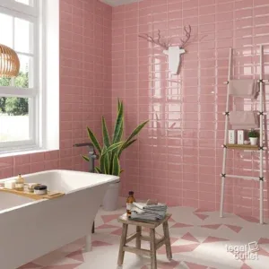 Bissel Pink 10x20 in een interieur