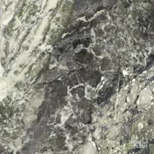 Breccia Viridi Gepolijst 120×278 – plaat Breccia Viridi Gepolijst 120×278 – Ape, volledige plaat