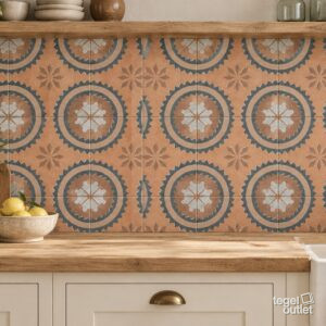 Sfeerimpressie met Canem Terra Decor 20×20 · keuken