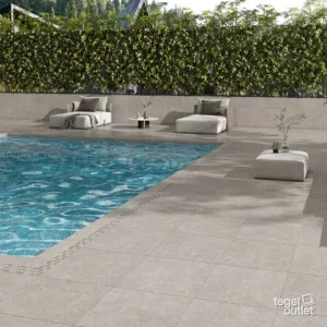 Carriere Grey 60x60 in een interieur