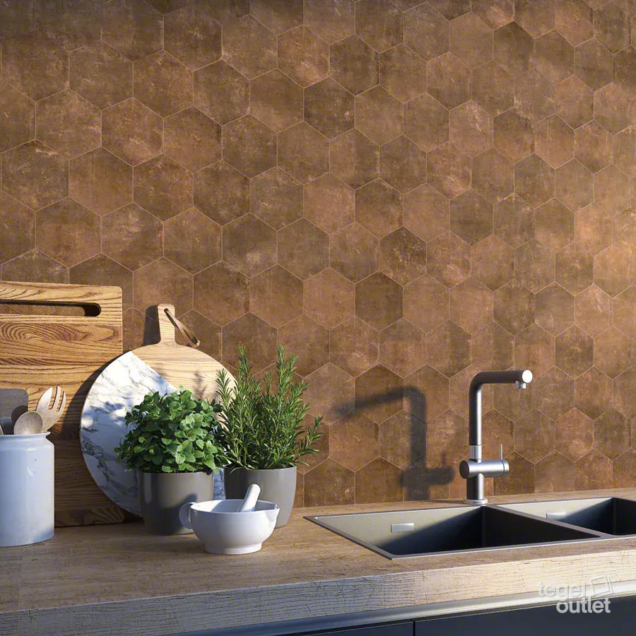 Chicago Caldera 30x60 in een interieur