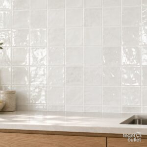 Sfeerimpressie met Cool White 31,6×60 · keuken
