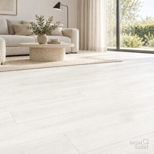Sfeerimpressie met Dakaris White 20×120 · living