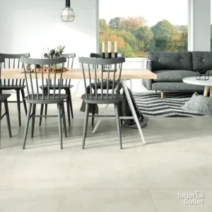 Dordogne Beige 60x60 in een interieur