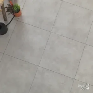 Dordogne Grigio 60x60 in een interieur