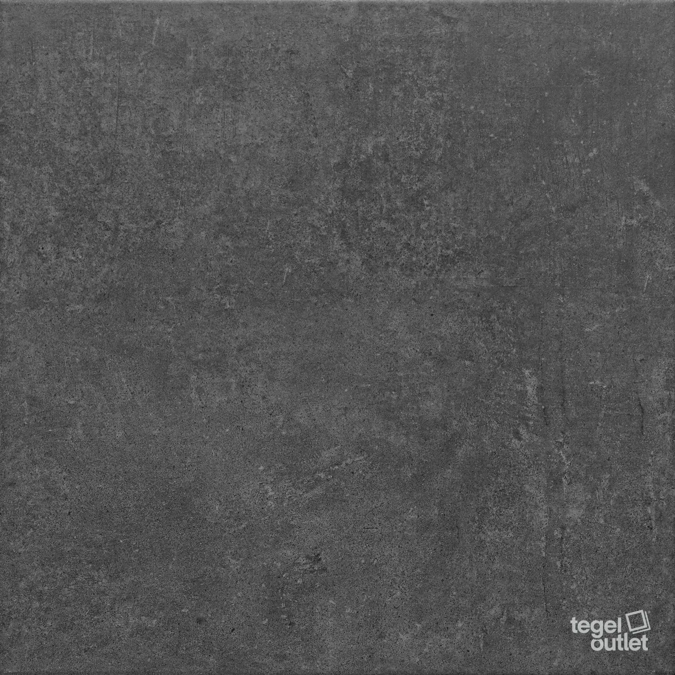 Evoque Fumo 60,4x60,4 : le carreau anthracite, vu de dessus