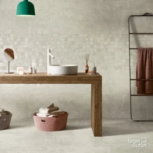 Evoque Perla 60x60 in een interieur