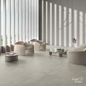 Flux Grey 60x60 in een interieur