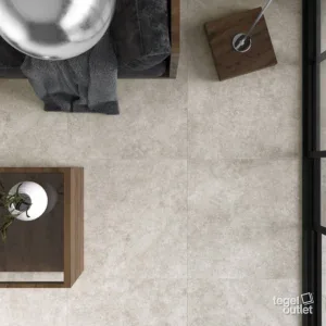 Grainstone Sand 60x60 in een interieur