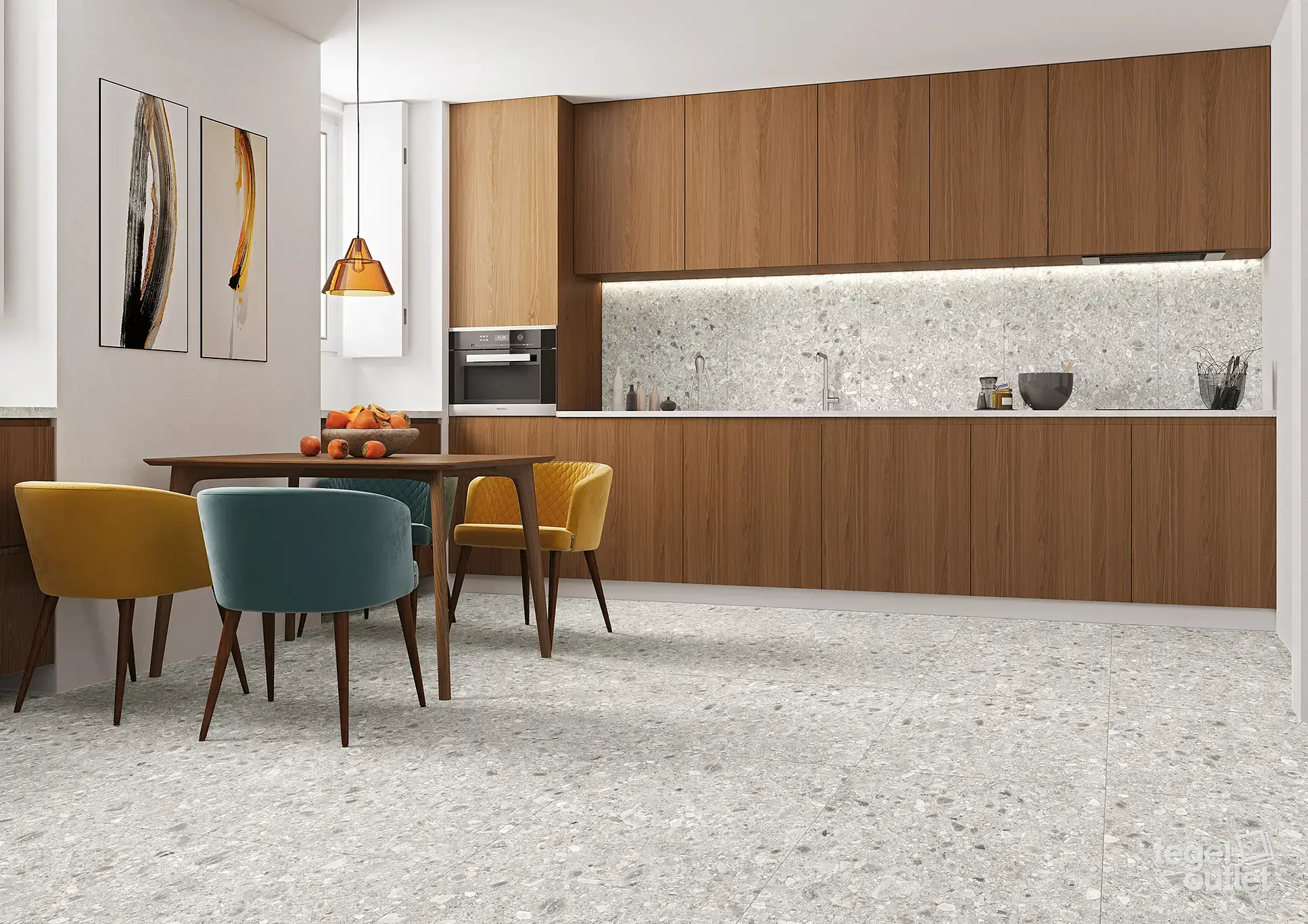 Terrazzo Grey 60x60