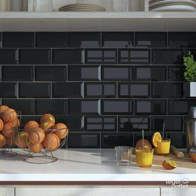 Metro Zwart 10x20