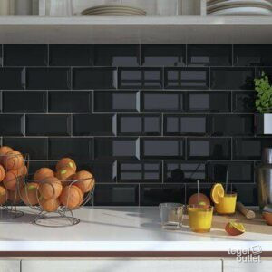 Metro Zwart 10x20