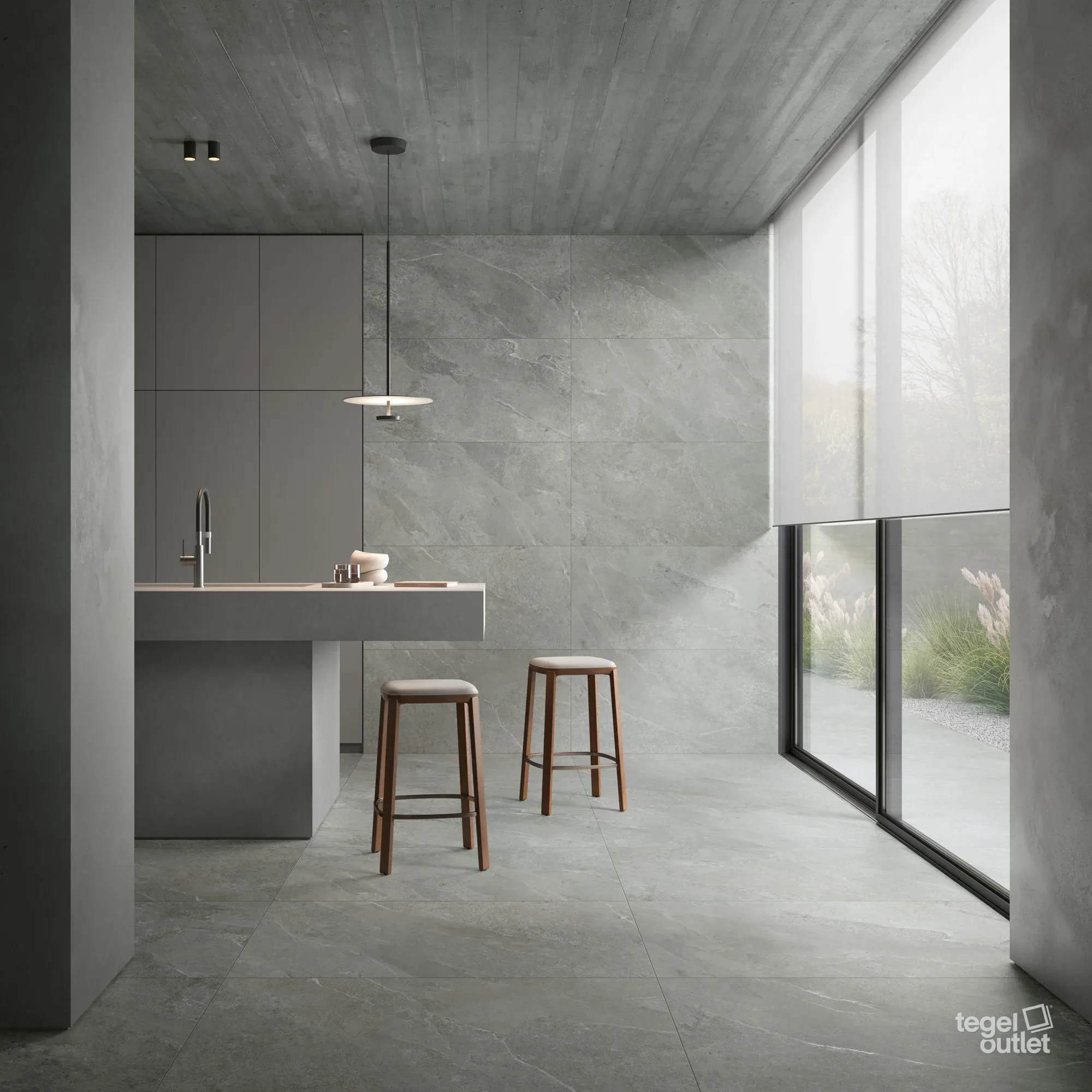 Just Ash 80x80 in een interieur