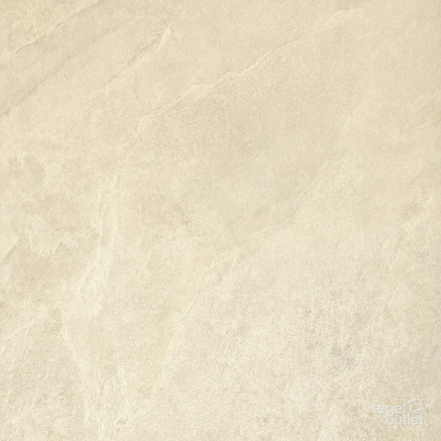Just Cream : la surface du carreau, vue de dessus