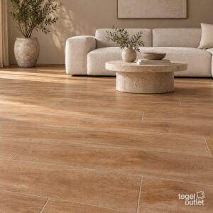 Sfeerimpressie met Kootenai Straw 20×120 · living