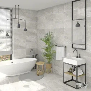 Lambda Gris 30x60 in een interieur