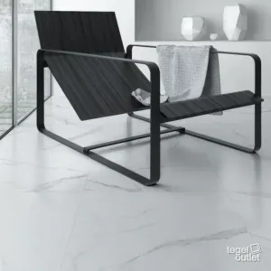 Livorno Gris 60x60 in een interieur