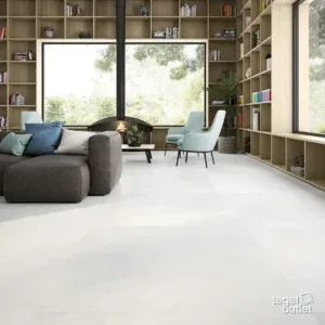 Madox Blanco 45x45 in een interieur