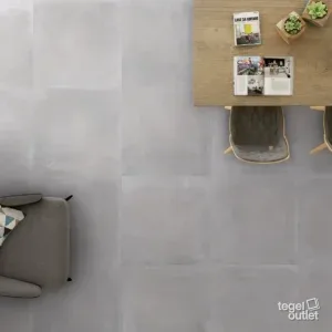Madox Gris 60x60 in een interieur