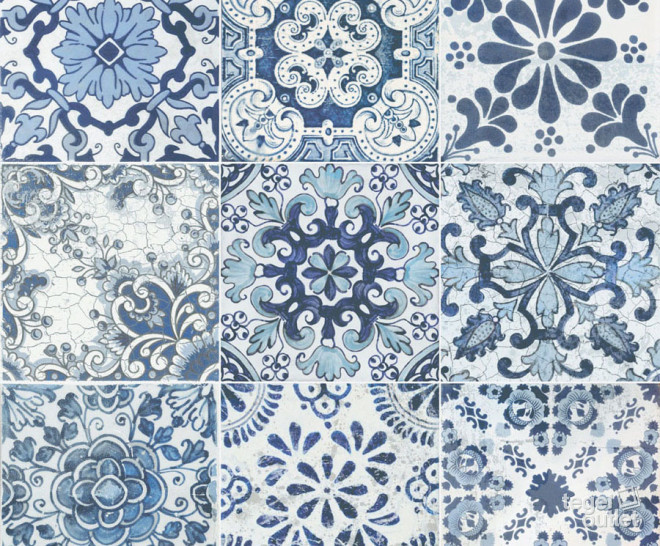 Majolica Blue 20x20 (60x60) – Image 2