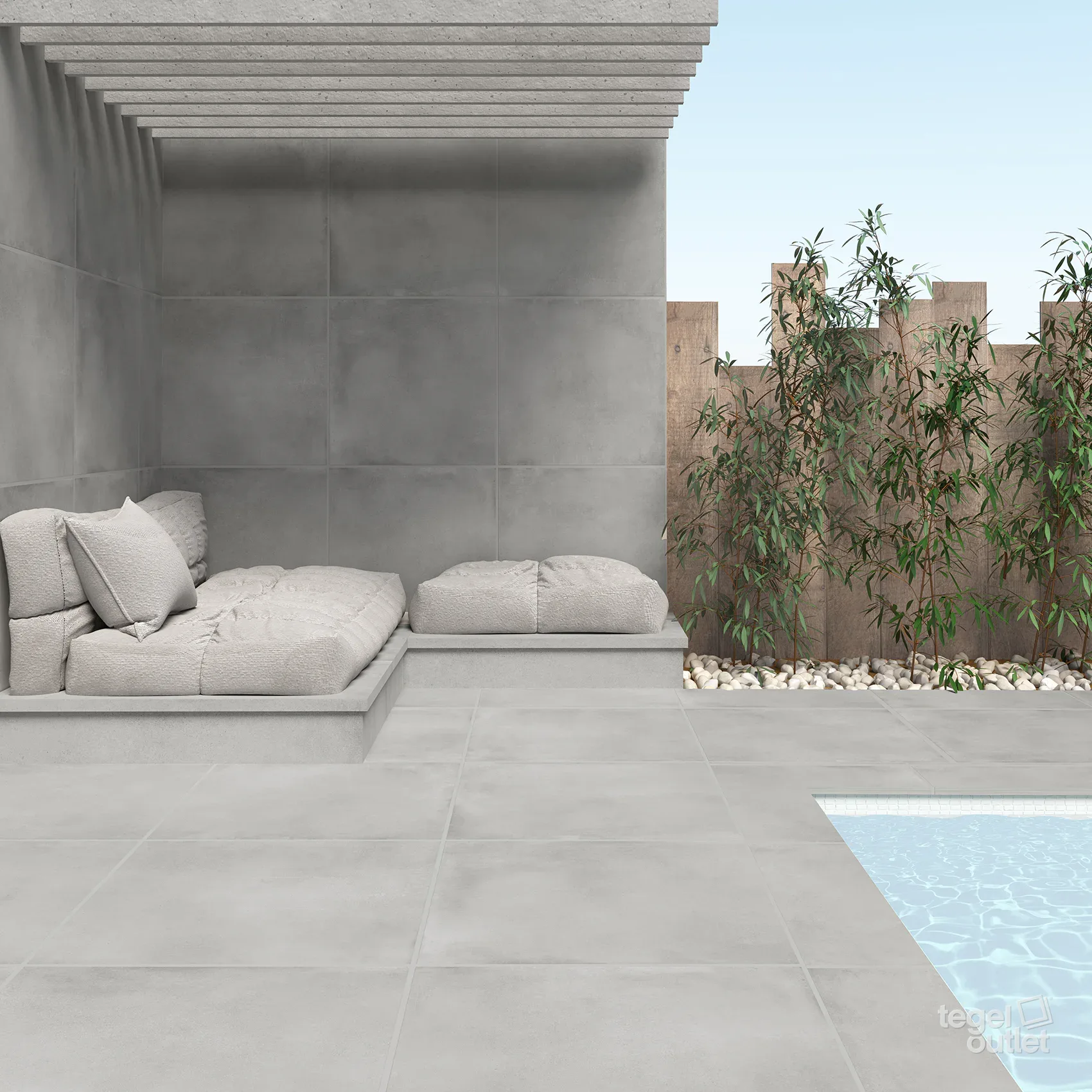 Manhattan Pearl 60x60 in een interieur