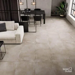 Manhattan Tan 60x60 in een interieur