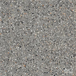 Medley Anthracite – tegelfoto Energieker Medley Anthracite terrazzolook tegel, vooraanzicht
