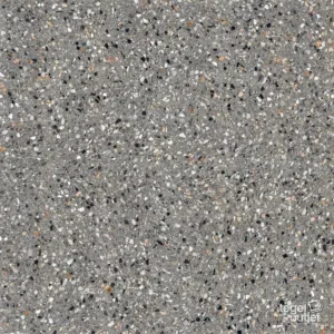 Medley Anthracite – photo du carreau Carreau effet terrazzo Energieker Medley Anthracite, vue de face