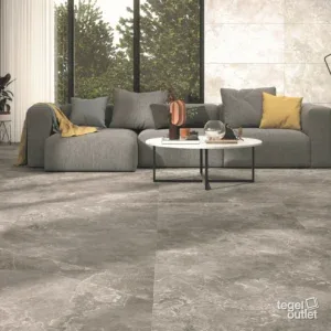 Melisandre Grey 60x60 in een interieur